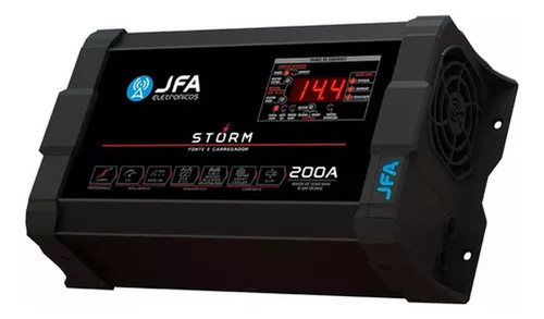 Fonte Automotiva Jfa Storm 200a 3000w Para Carro/caminhonete