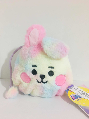 Bolsa Original Peluche Bt21 Prism Pouch Rainbow Arcoíris Bts