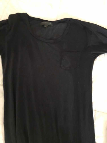 Vestido Negro Algodón 1,35 Largo Paula Cahen Danvers C Uso!!