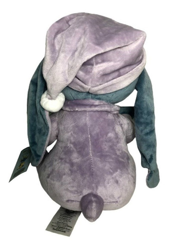 Imagem 3 de 5 de Boneco Pelúcia Stitch Baby Pijama Lilás E Xepa Scrum Disney