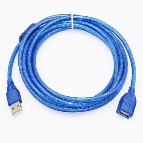 Cable Extencion Usb Azul 3m 2.0 Macho A Hembra/ 2/u