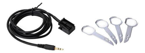 3.5mm Adaptador De Audio Cable 4 Estéreo Para Ford Mp3 1.5m