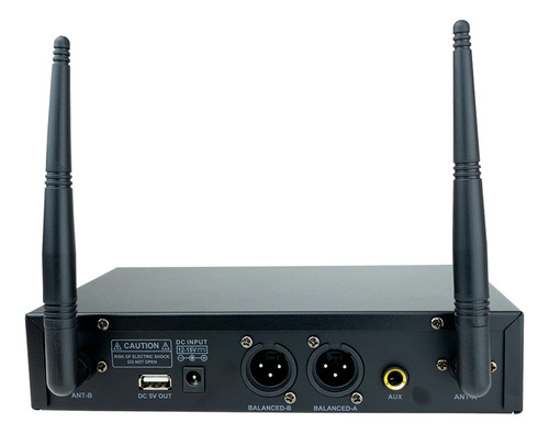 Micrófono Inalámbrico Pro Dj Uhv-1422m Batería De Litio