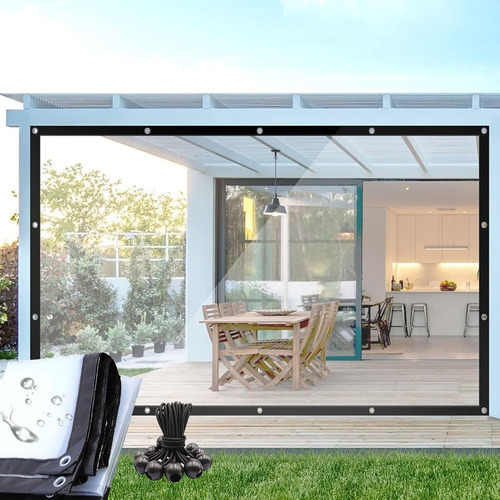 Lona Resistente Lluvia Transparente Impermeable Para Jardin