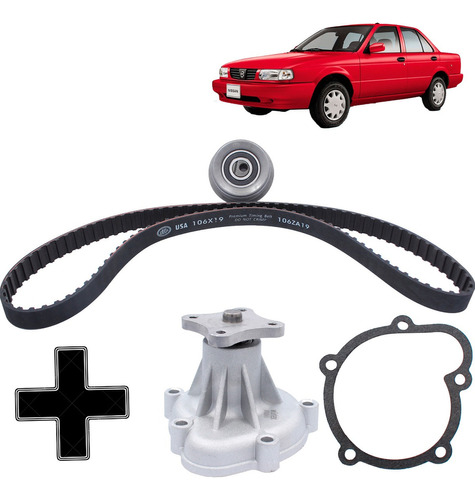 Kit Distribucion Para Nissan V16 E16e 1993 1997 Bomba Agua