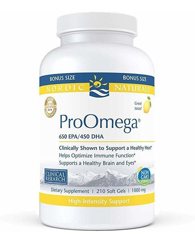 Nordic Naturals Proomega - Aceite De Pescado, 650 Mg De Epa,