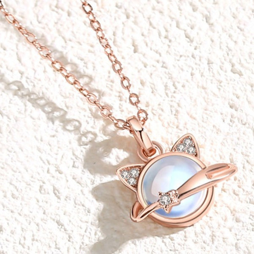Imagen 2 de 3 de Collar Gatito Brillante