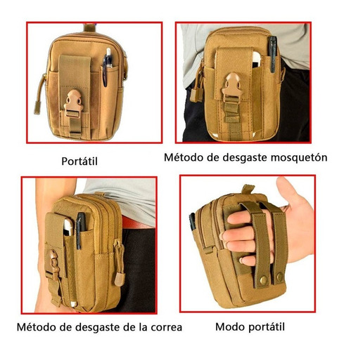 Estuche Sistema Molle Porta Celular Estilo Militar Oferta