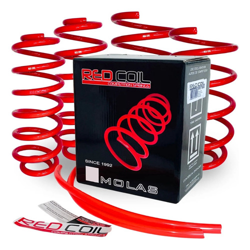Molas Esportivas Red Coil Vw Jetta Tsi 2.0 2012 Em Diante