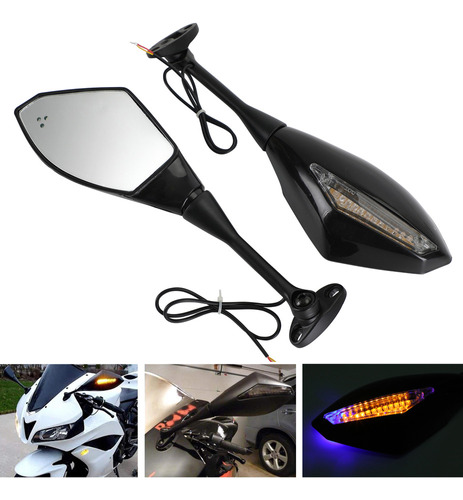 Retrovisores Led Intermitentes Para Honda Cbr250r