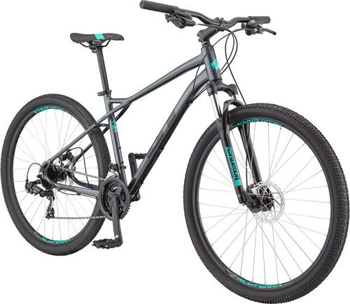 Bicicleta Gt Mtb Aggressor Sport Rodado 29 Montaña Disco 21v Color Gris Tamaño Del Cuadro Extra Grande