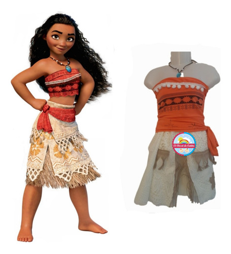 Disfraz Moana  25.000 C/u