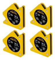 Comprar Escuadras Magnéticas 3´´p\u002Fsoldar Capacidad 10kg 4pzas Pretul