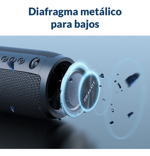 Parlante Inalambrico Zealot S51 Pro Portatil B5.2 5v 40w