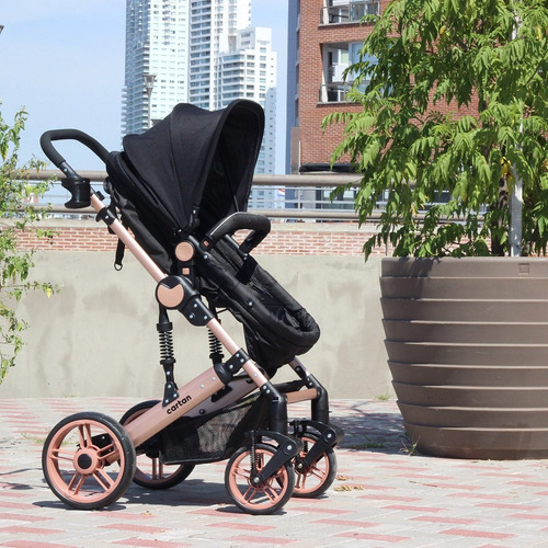 Coche Bebe Convertible En Asiento Y Moises Cuna Muy Seguro Estructura Resistente Tapizado De Calidad Plegable Liviano