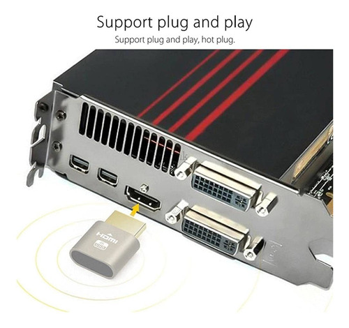 Conector Dummy Hdmi - Fueran - Pack Por 4 Unidades