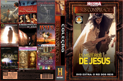 Imagem 1 de 4 de Dvd Documentário Os Mistérios De Jesus - Raríssimo (11dvds)