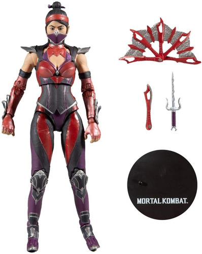 Imagen 1 de 3 de Mortal Kombat Figura Kitana Articulada 2021