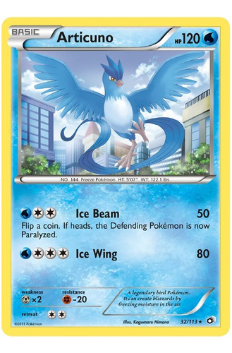 Carta Pokemon Articuno 32/113