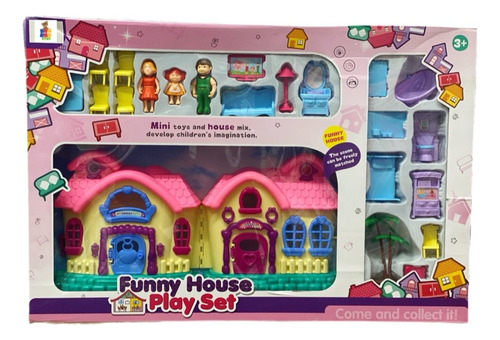 Casa De Muñecas Musical Con Luces 22 Accesorios Funny Hause