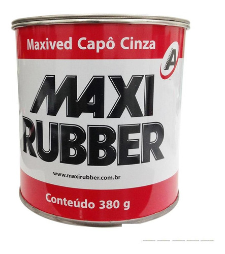 Massa Anti-ruído - Maxi Rubber - Maxived Capô Cinza - 380
