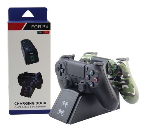 Base Cargador Joystick Puerto Inferior Ps4 Playstation 4