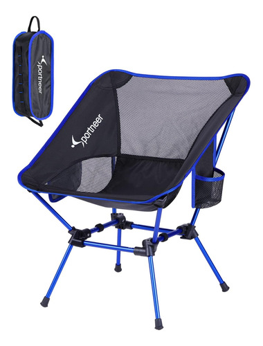 Silla De Camping, Silla Plegable Portátil Ligera Mochi...