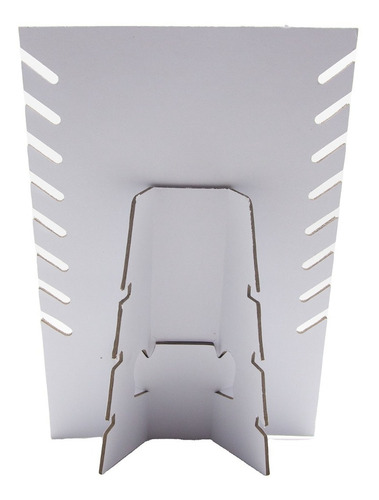 Imagen 4 de 6 de Exhibidor Mostrario 8 Cadenas Collar Terciopelo Gris Plano