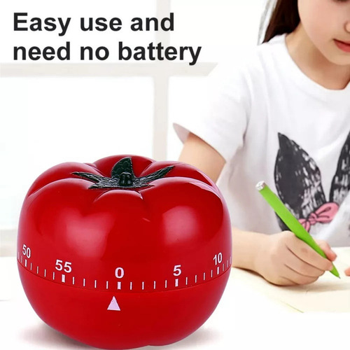 For Práctico Temporizador Mecánico Kitchen Tomate De 2 New