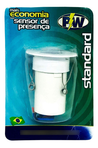 Sensor De Presença Standard Embutir  1000w Bivolt Pw