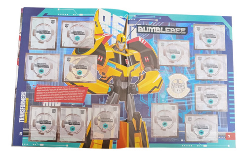 Álbum Transformers 2 En 1 (licenciado) + Todas Sus Láminas