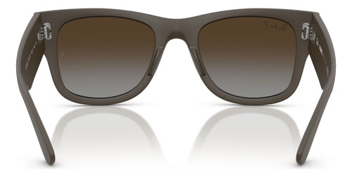 Lentes De Sol Mega Wayfarer Polarizado Ray-ban Rb4840s6124t5