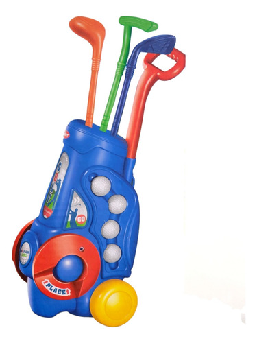 Set De Golf Miniatura Con Carrito Para Niños 55524 / Tcenter