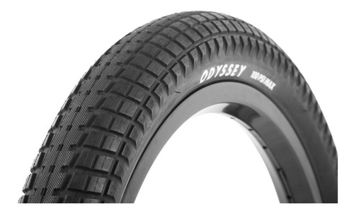 Cubierta Bmx Odyssey Aitken 20x2.45 - Wake Up Bikes Color Negro
