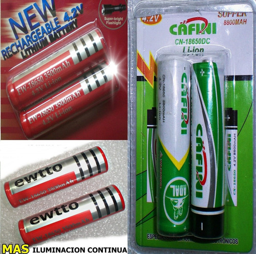 Cargador Para 4 Pilas 18650 Li-ion Recargables - Enchufe 220