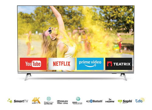 Imagen 1 de 3 de Smart Tv 55 4k Philips 55pud6654/77