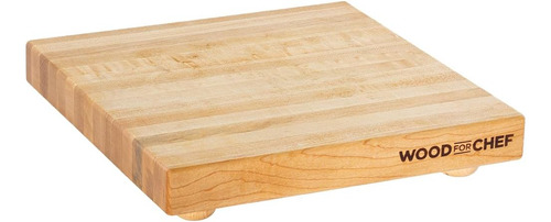 Bloque De Carnicero De Madera Dura Con Pies