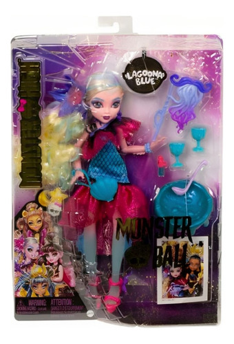 Monster High Monster Ball Party Lagoona Blue Mattel Hnf71