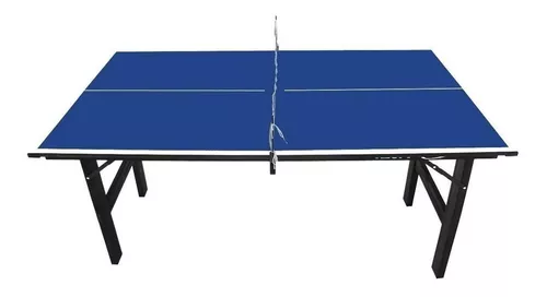 Mesa de ping pong Klopf 1090 Proton fabricada em MDF cor azul