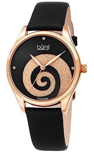 Burgi Reloj De Mujer Con Marcadores De Diamante Sunray Esfer