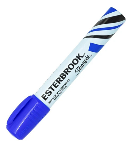 12 Marcadores Permanentes Esterbrook Sharpie Punta Cincel