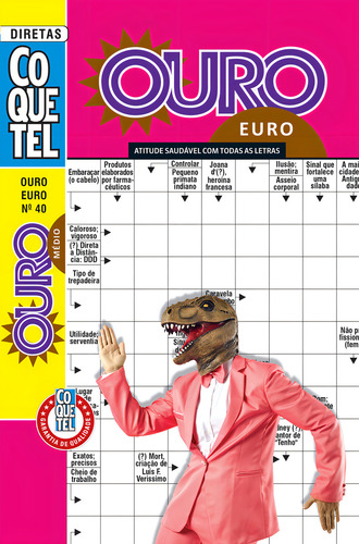 Livro Coquetel Ouro Euro Nível Médio Ed 40, De A Coquetel. Editora Coquetel - Nf, Capa Mole, Edição 40 Em Português, 2023