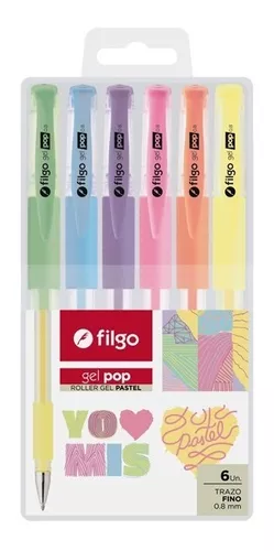 Boligrafo Filgo Roller Gel Pop Blanco-Unidad