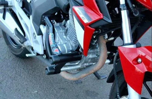Protetor Twister 250 Stunt Cage Gaiola Slider Stunt Stunt Race Motor e  carenagem CB 250F Cb250F 2015 a 2022 - PRETO BRILHO