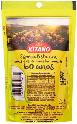 Imagem 3 de 3 de Colorífico Kitano 80g
