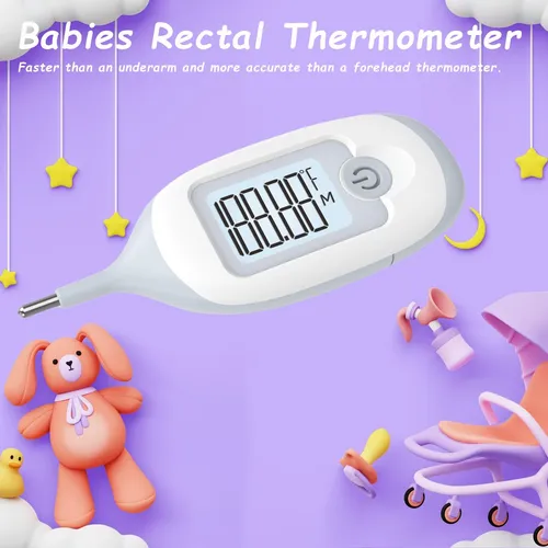 Termómetro Rectal Para Bebés, Termómetro Digital Rápido.