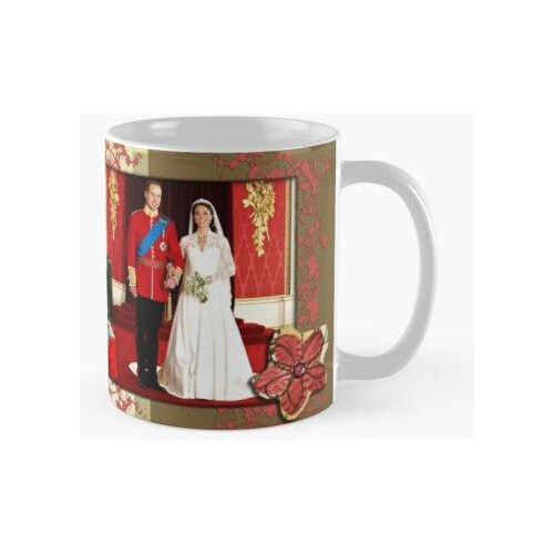 Taza William Y Kate Wedding W & K Calidad Premium