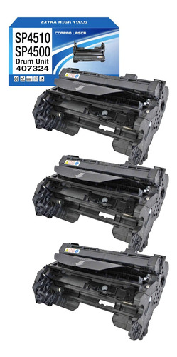 3x Cartucho Fotocondutor Drum Ricoh Sp4500ha Sp4510 Sp4510sf