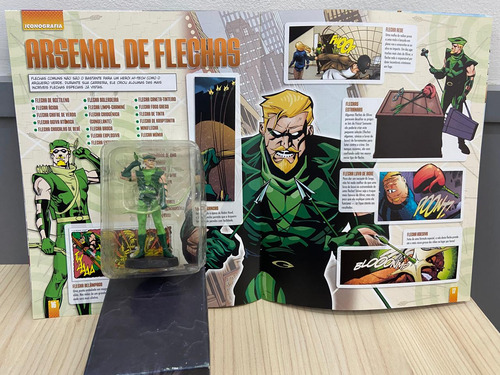 Miniatura Dc Comics Eaglemoss - Arqueiro Verde ( Edição:07 )