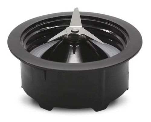 Licuadora Licua Plus Vaso De Vidrio Home Elements Color Negro
